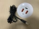 Двойной USB+C -порт [40 мм открыт, белый]