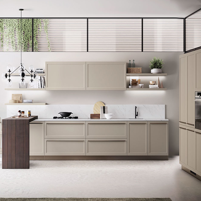 Overall cupboard set up as integral whole cabinet Customized economy Type of modern Nordic style Open kitchen in the open kitchen