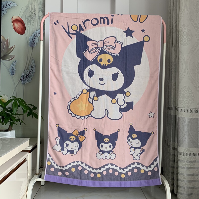 Bath Towel Pure Cotton Gauze for Men and Women, Household Use, Absorbent, Quick-Drying, Lint-Free, Large Size for Children, Cute, Student, Extra-Large Wrap Towel