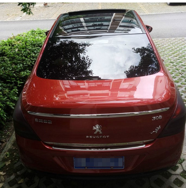 Peugeot 308S 301408508 3008307 3008307 panoramic skylight film roof film bright black film retrofit