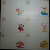 1992 China Post New Year Award postcard lantern pieces 12 pieces 1 set of Grace memories over 30