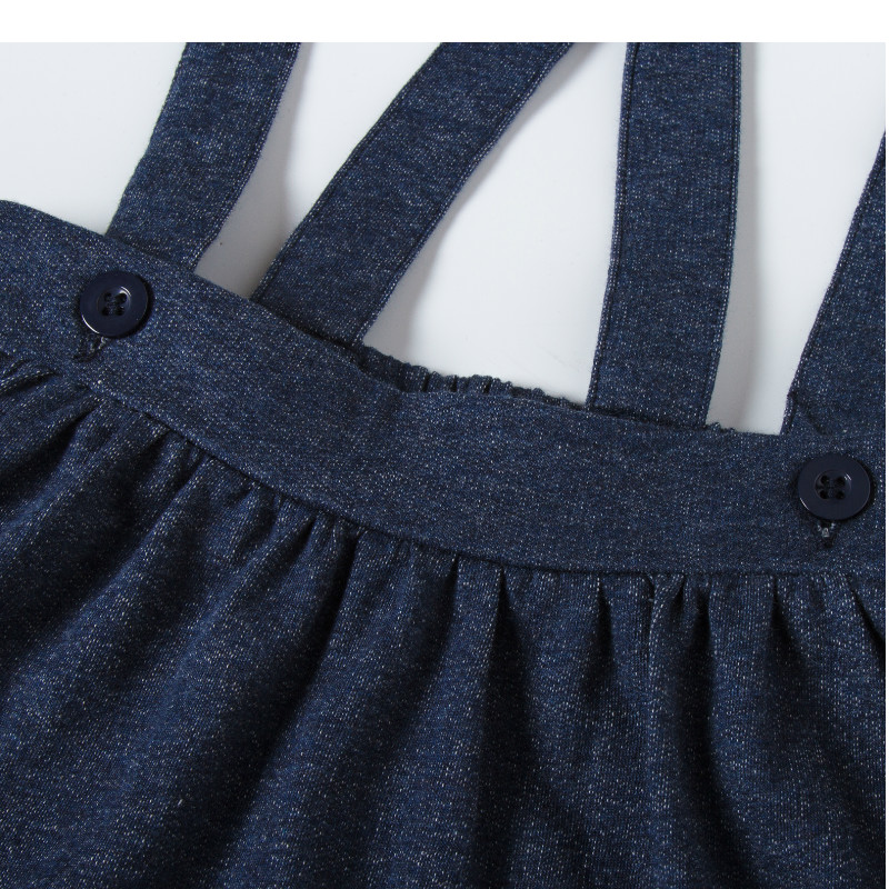 Váy bé gái dài tay quây phù hợp với áo thun cotton bé gái Áo thun hai dây 2-6 tuổi bé gái váy bé gái đồ sơ sinh