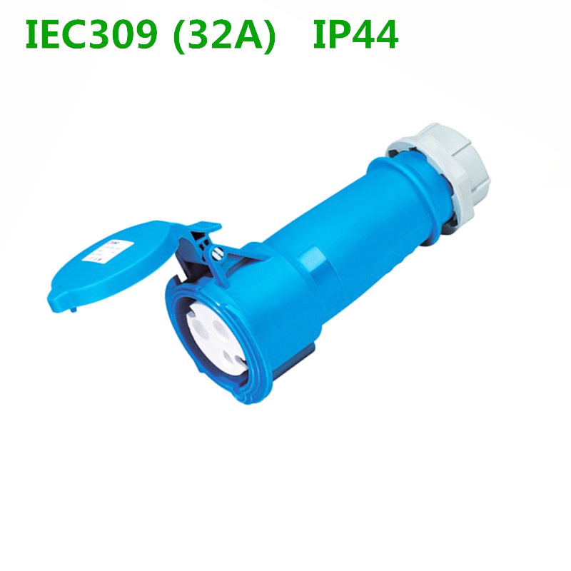 IEC309 Industrial socket plug Air plug connector Single-phase electric 3 Core 16A32A waterproof IP44