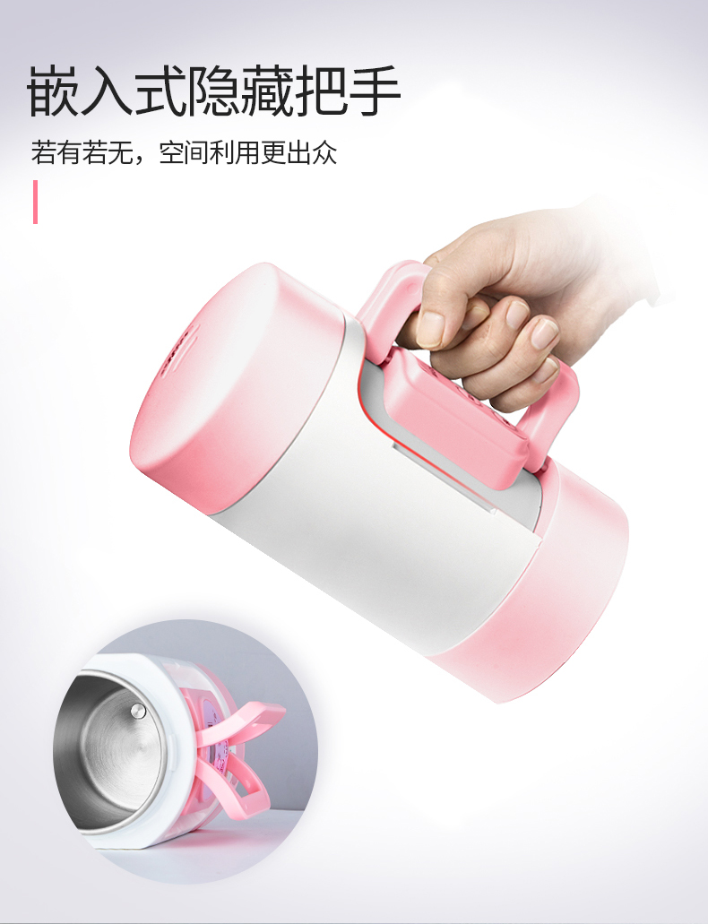 Ấm đun nước du lịch cầm tay, ấm đun nước điện du lịch mini, ấm đun nước điện nhỏ, ký túc xá 1-2 người, súp cháo - ấm đun nước điện siêu sắc thuốc điện
