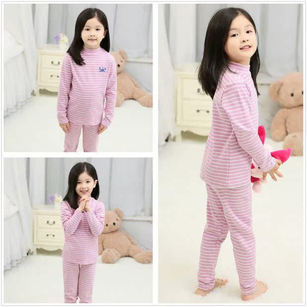 New Inbolon cô gái đồ lót nhiệt thiết lập trong dày trẻ em buồn ngủ lớn cô gái dày áo len cotton mùa thu thời trang cho bé