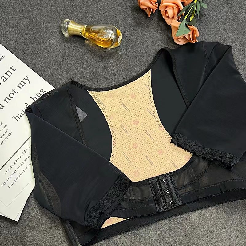 Thin plastic body blouses slim arm minus bye-bye meat to prevent chest sagging outward expansion correction chest type tuning underwear to gather-Taobao