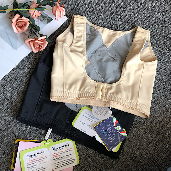 After chest birth, the breast-activated improvement of humpback shaped beauty underwear prevents the downward adjustment of chest color