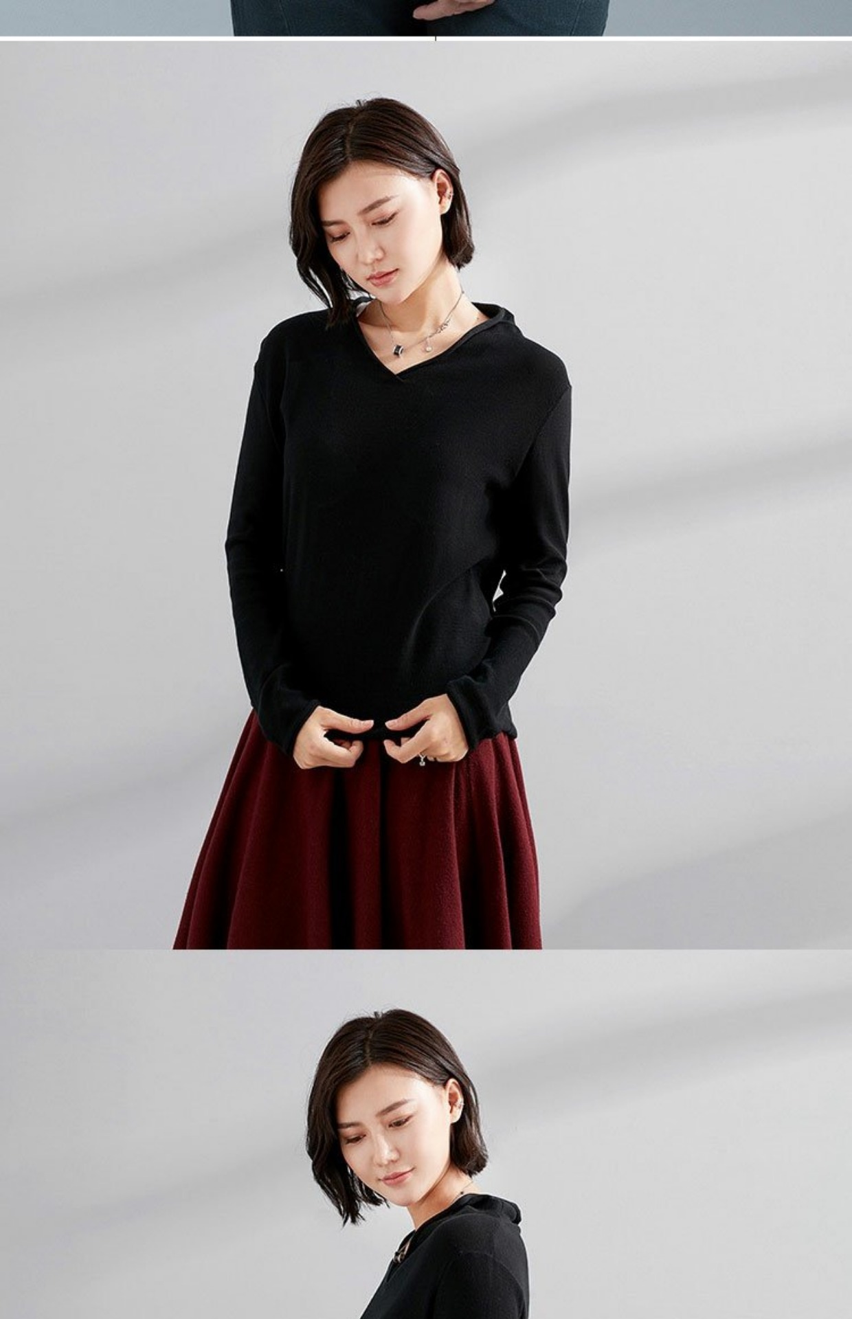 Mùa thu 2018 mới phong cách Siqin áo len cotton văn học dài tay nữ giản dị hoang dã nhiều màu áo khoác len mỏng