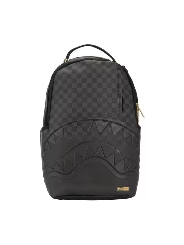 Sprayground Sg Shark Large Logo Classic Checkerboard Pattern Trendy Fashion Backpack Pvc Backpack Double Shoulder Bag Sprayground Sg Shark Large Logo Classic Checkerboard Pattern Trendy Fashion Backpack Pvc Backpack Double Shoulder Bag