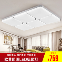 Op Lighting LED living room lamp ceiling lamp atmospheric household simple modern lamps rectangular lighting Yaoxuan