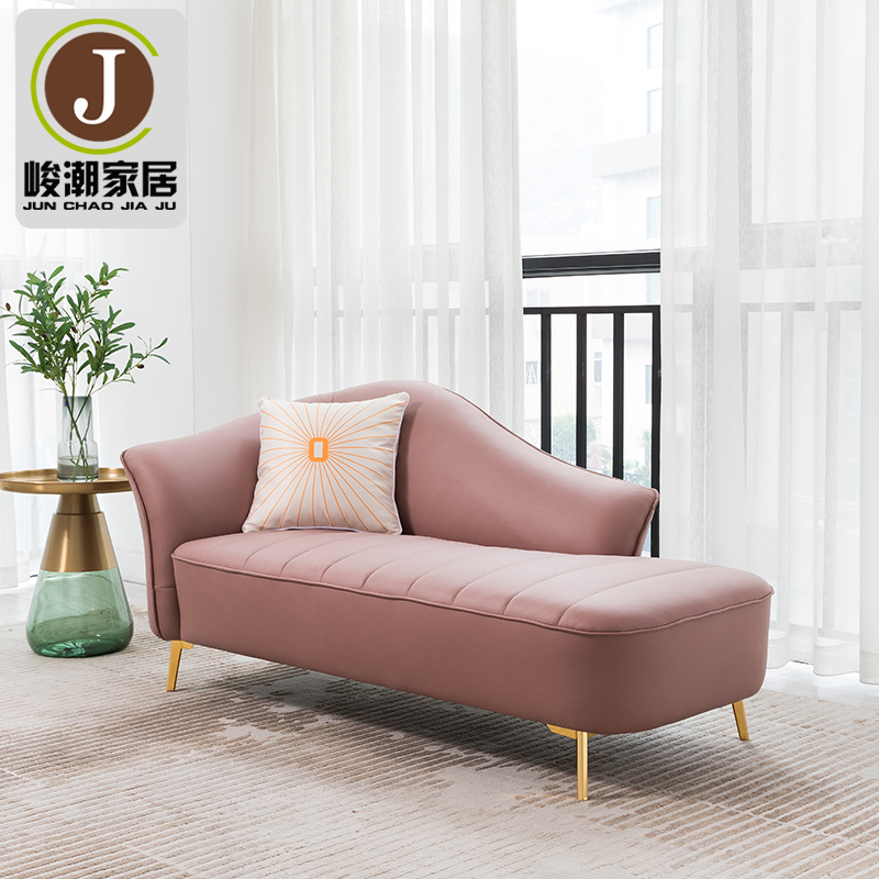Willful Guiffee chair single light extravagant bedroom Guido Deck Chair Brief beautiful Beauty tatami Lazy Leather Art Sofa Collapse