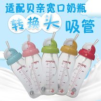 Suitable for shellfish bottle conversion head learning drinking cup converter change straw cup lid drinking duck mouth cup accessories
