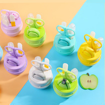 Baby nail clipper Newborn baby nail clipper set Anti-pinch meat nail clipper Childrens nail file safety scissors