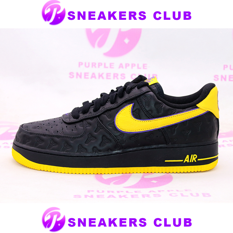 Nike Air Force 1 Kobe Bryant Af1 Kobe Black and Yellow 8000 Pairs Hv5122-001