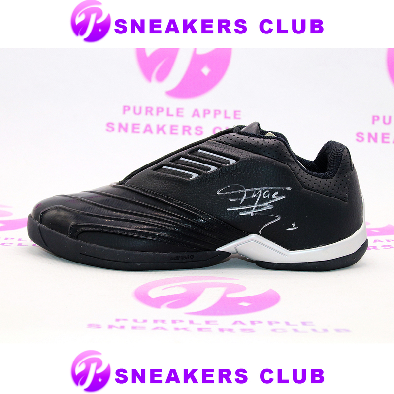 Adidas T-Mac 2 Low Og Black Silver Autographed Tmac2 Low-Top Mcgrady 2 Original Edition 0194882