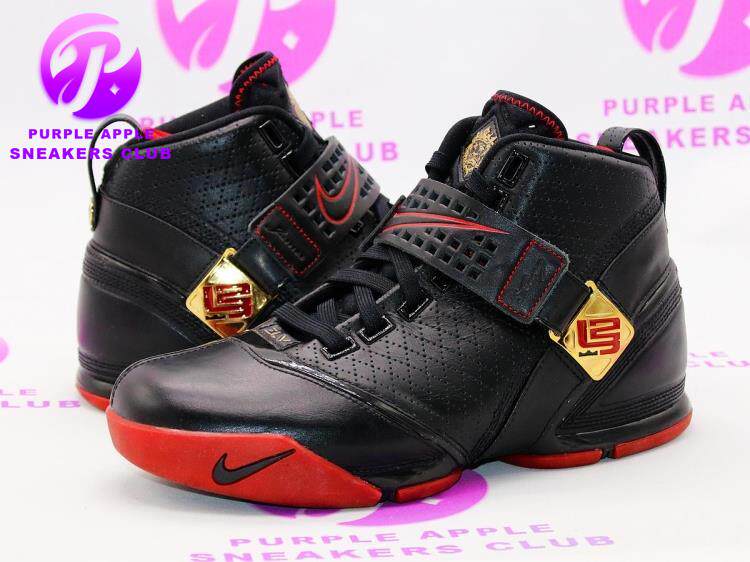 Nike Zoom LeBron 5 OG é»çº¢ åå¸æ5åå¹´ LBJ5 ä¸»åº 317253-001-æ·å®ç½