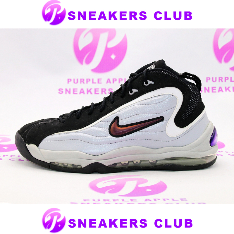 Nike Air Total Max Uptempo Black and Silver Full-Length Max Air Cushion 366724-001