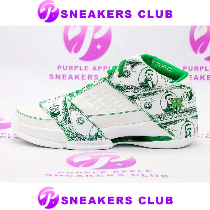 Adidas T-Mac 6 Og White Green Dollar Bill Mcgrady 6 Las Vegas Tmac6 Las Vegas 664596
