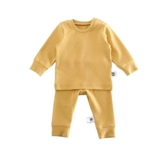 Детский осенний демисезонный комплект подходит для мужчин и женщин, бандаж пупочный для девочек, базовые хлопковые штаны, высокая талия, 01-2 лет