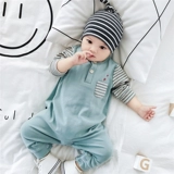 Новый ребенок соединил одежду весна и осень, мужчины и женщины, поднимайтесь на новорожденных на новорожденных и выходите на одежду мягкой