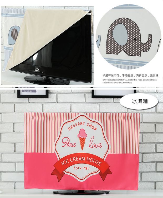Bụi bìa phòng tivi nhà sống 65-inch 60-inch vải LCD 55 inch đơn giản hiện đại bảo vệ từ xa - Bảo vệ bụi bọc máy giặt cửa ngang 9kg