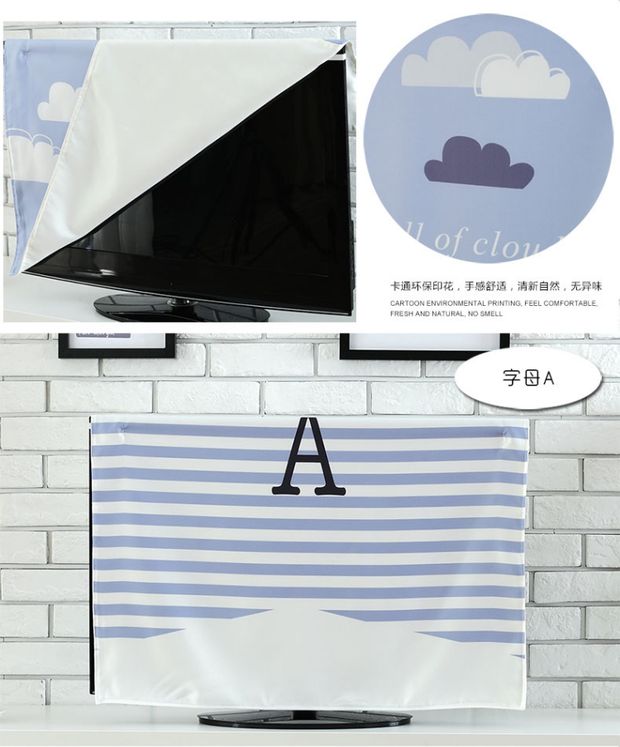 Bụi bìa phòng tivi nhà sống 65-inch 60-inch vải LCD 55 inch đơn giản hiện đại bảo vệ từ xa - Bảo vệ bụi bọc máy giặt cửa ngang 9kg
