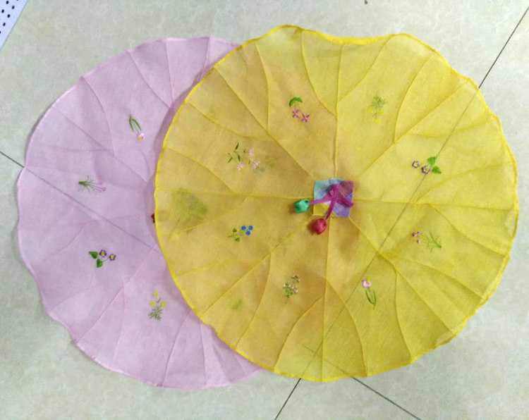 Korean Cloth Art Lotus Leaf Cover Kitchen Meal Cover Multipurpose Cover Cloth Anti-Fly Hood Anti-Bug Cover Meal Table Cover Multiple Colors