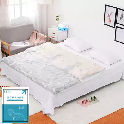 Four-piece disposable sheets quilt cover travel Double Dirty sleeping bag hotel pillowcase tourist anti-bacterial products