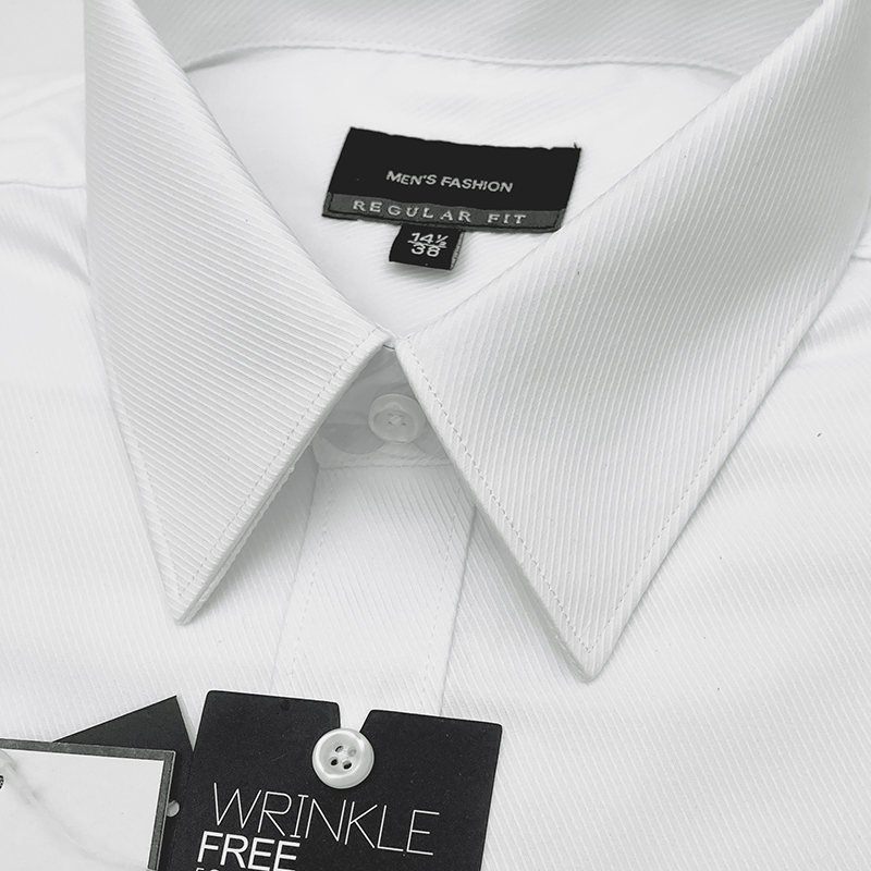 White Men's Long-Sleeved and Short-Sleeved White Shirts, Slim Fit, No-Iron, Business Professional Shirts, Work Clothes, Wedding Formal Wear, High-End Feel White Men's Long-Sleeved and Short-Sleeved White Shirts, Slim Fit, No-Iron, Business Professional Shirts, Work Clothes, Wedding Formal Wear, High-End Feel