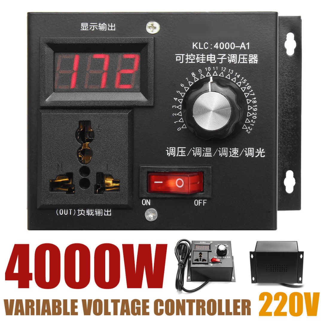 New 4000W semiconductor control rectifier high-power electronic voltage regulator dimming speed regulation and temperature regulation high reliability version