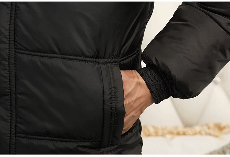 Áo khoác nam bằng nhung dày cho nam trung niên áo khoác cotton mùa đông Áo khoác cotton trung niên bố mùa thu và quần áo cotton mùa đông