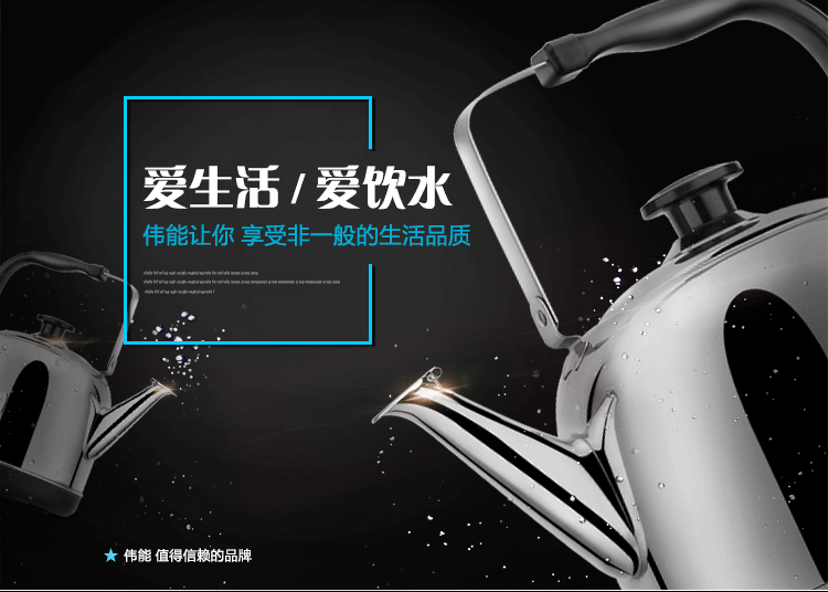 Ấm đun nước điện Wei Neng WN-30 ấm đun nước tự động bằng thép không gỉ 304 - ấm đun nước điện siêu đun nước