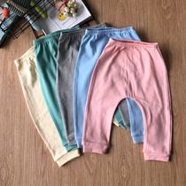 80-120 size childrens baby cotton large PP pants leggings sleeping autumn pants baby plus hypertrophic crotch butt pants