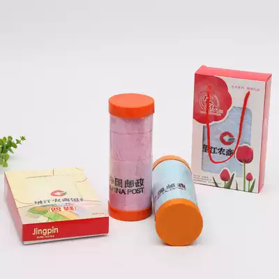 Custom advertising towels can be embroidered with LOGO flat woven plain color business gifts, casual gifts, advertising towels, custom-made