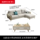 Sofa vải Bắc Âu căn hộ nhỏ hiện đại đơn giản phòng khách đôi công nghệ vải sofa kết hợp ba người lưới đỏ - Ghế sô pha