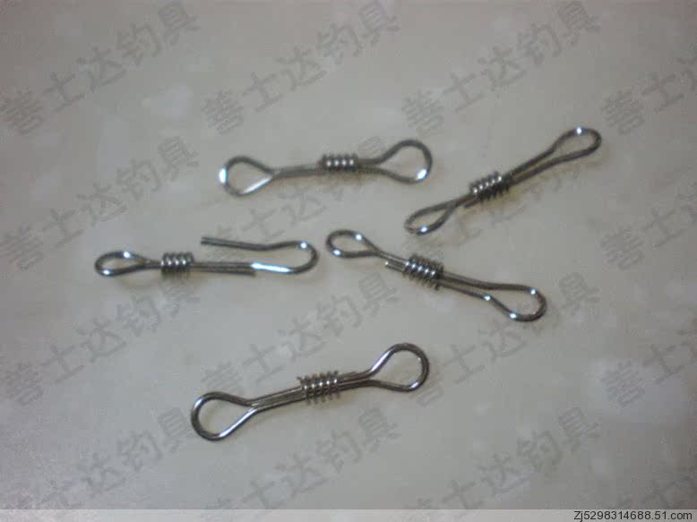 Thiết bị câu cá vòng kết nối siêu mạnh Pin pin Mùa xuân kết nối mở lò xo 1 nhân dân tệ 5 viên cước câu cá siêu bền
