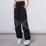 Светоотражающие лыжные удерживающие тепло водонепроницаемые зимние спортивные ветрозащитные штаны, сноубординг