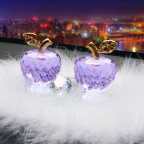 On-board Crystal Apple Car Perfume Seat Interior Swing Piece Adornment Christmas Eve Network Red Festive Gifts