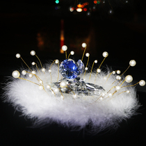 Crystal rose car perfume seat Car interior jewelry Creative personality Crystal car ornaments Valentines Day gifts