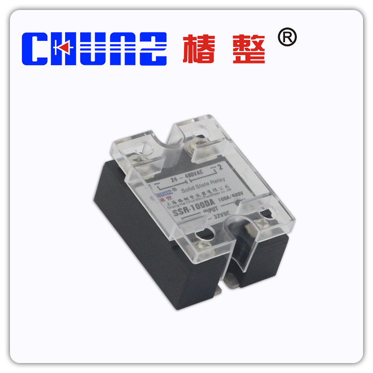 (Tsubaki) Industrial Solid State Relay SSR100DA Relay Contactless Relay Black