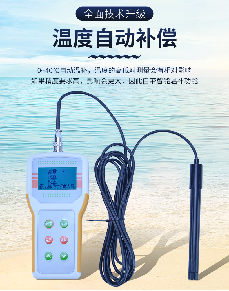 便携式溶氧仪DO测定仪鱼虾养殖手持式测氧仪污水曝气池氧气浓度计