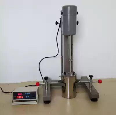 Qiwei 400W high-speed disperser Frequency conversion disperser Emulsifying mixer Sand mill Laboratory timing controller