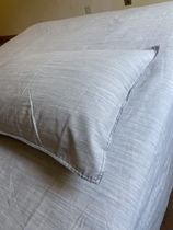 Yarn-dyed cotton sheet single double close sleeping single can be equipped with pillowcase micro-defect clearance