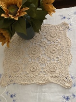 Cotton crochet mat