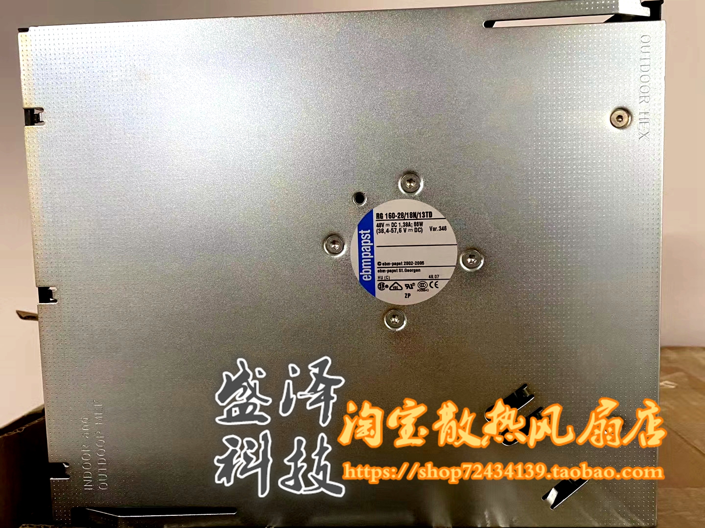 RG160-28 18N 13TD original ebmpapst DC48V 66W turbo fan