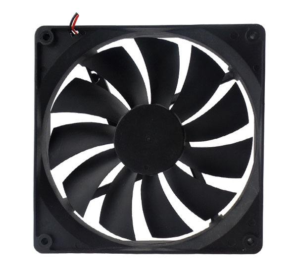 New universal 13525 135*135*25mm 12V 13 5cm 2-wire silent main case cooling fan