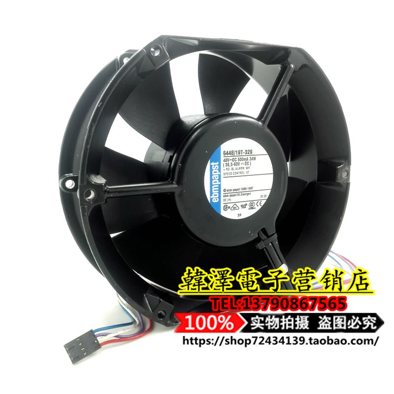 German papst TYP6448 19T-329 48V 24W 24W 15050 15050-15050 COOLING FAN