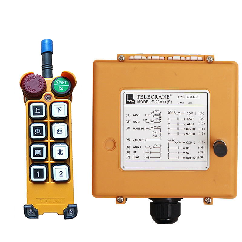 Driving aerial crane crane electric crane MD industrial wireless emergency stop two-speed remote control F23-A S
