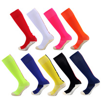 Football socks stockings mens adult socks over the knee thickened towel bottom sports socks non-slip breathable