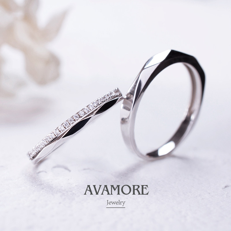 Bague mixte AVAMORE en Argenterie - Ref 3088736 Image 1